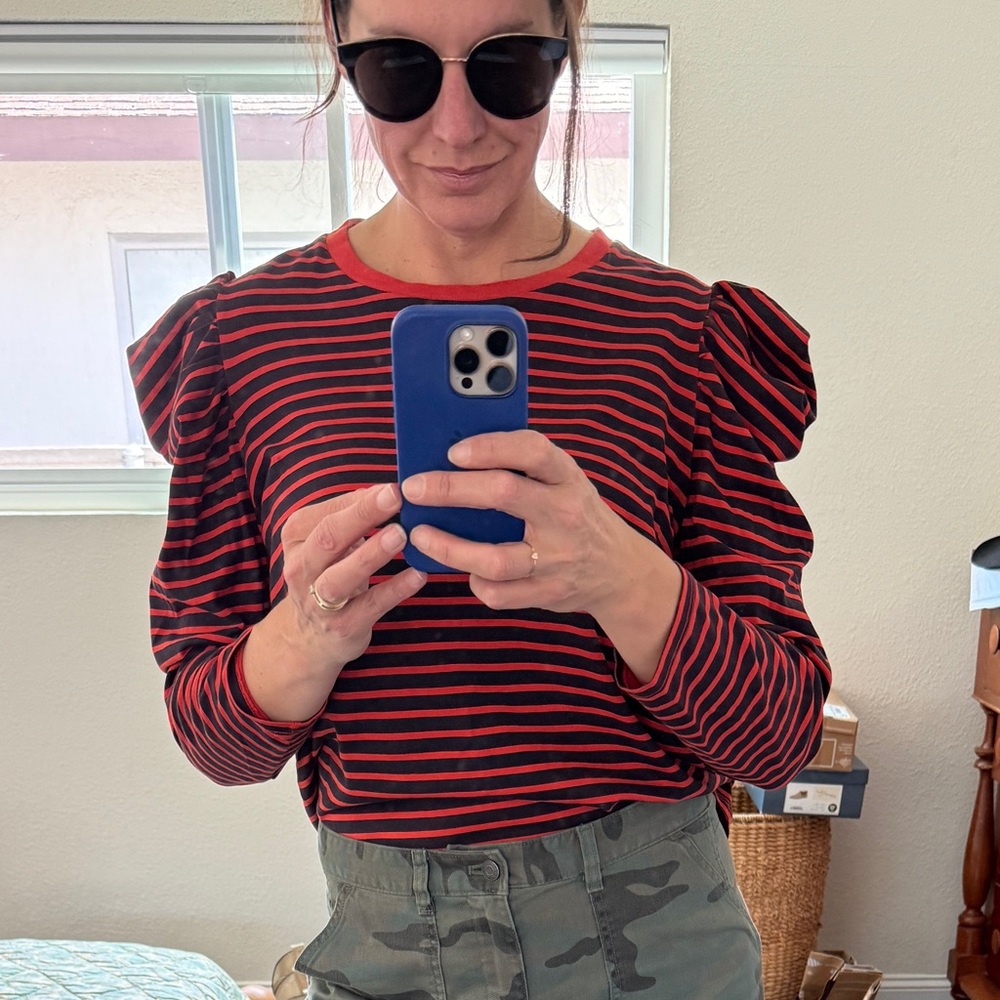 Clare V Le Puff Longsleeve Tee